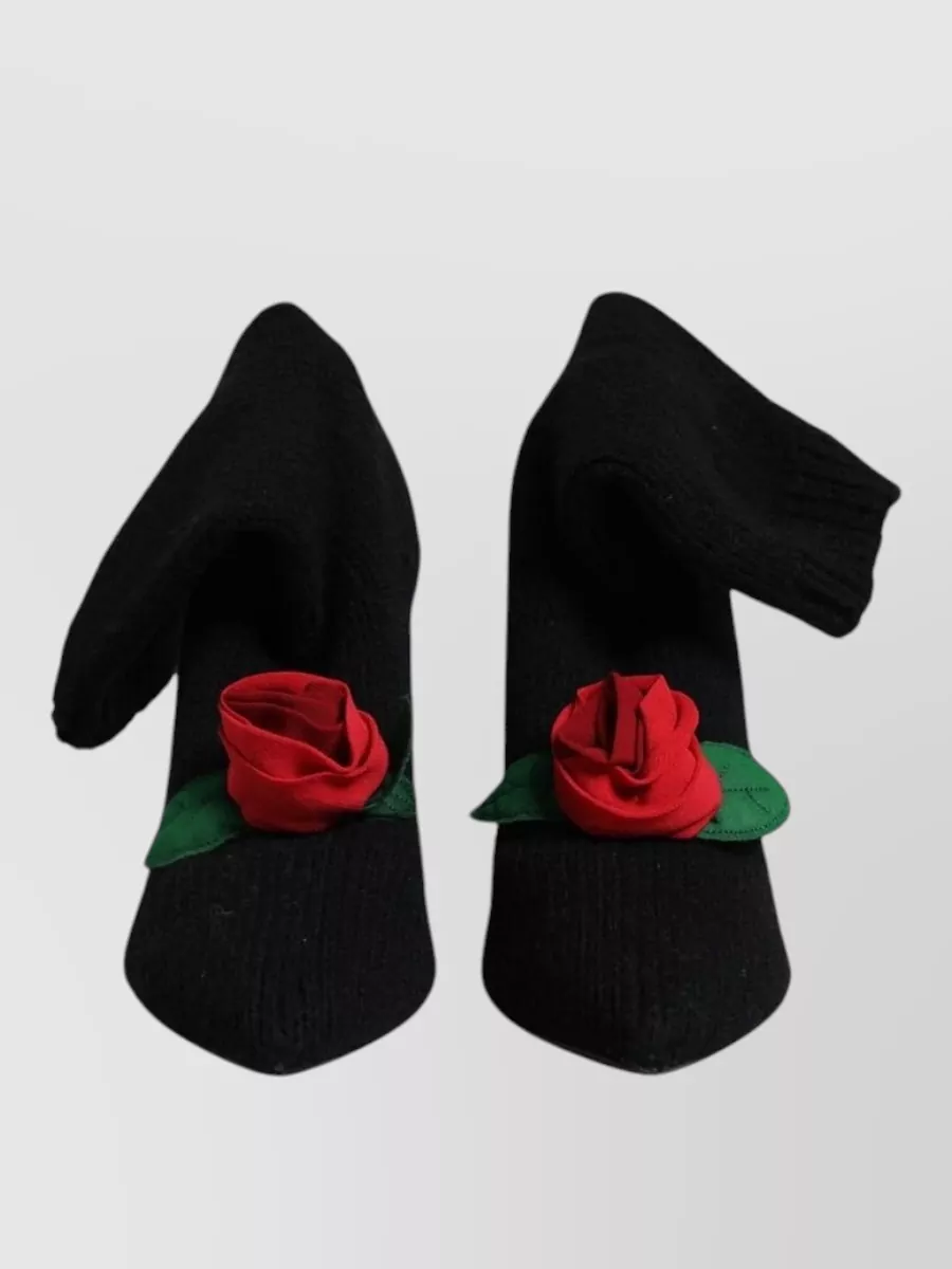 Dolce&Gabbana Stretch Fabric Stiletto Pumps