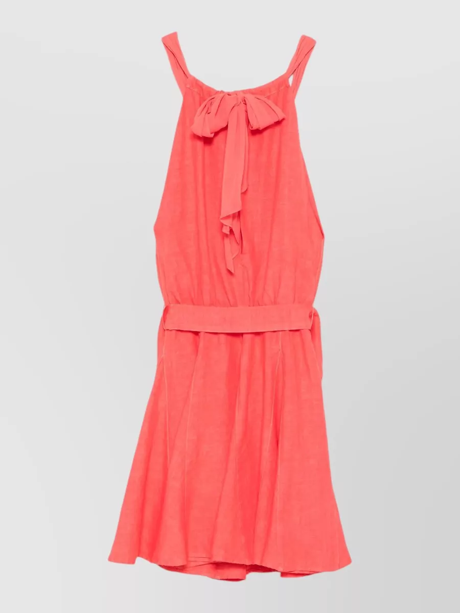 120% Lino Linen sleeveless mini dress