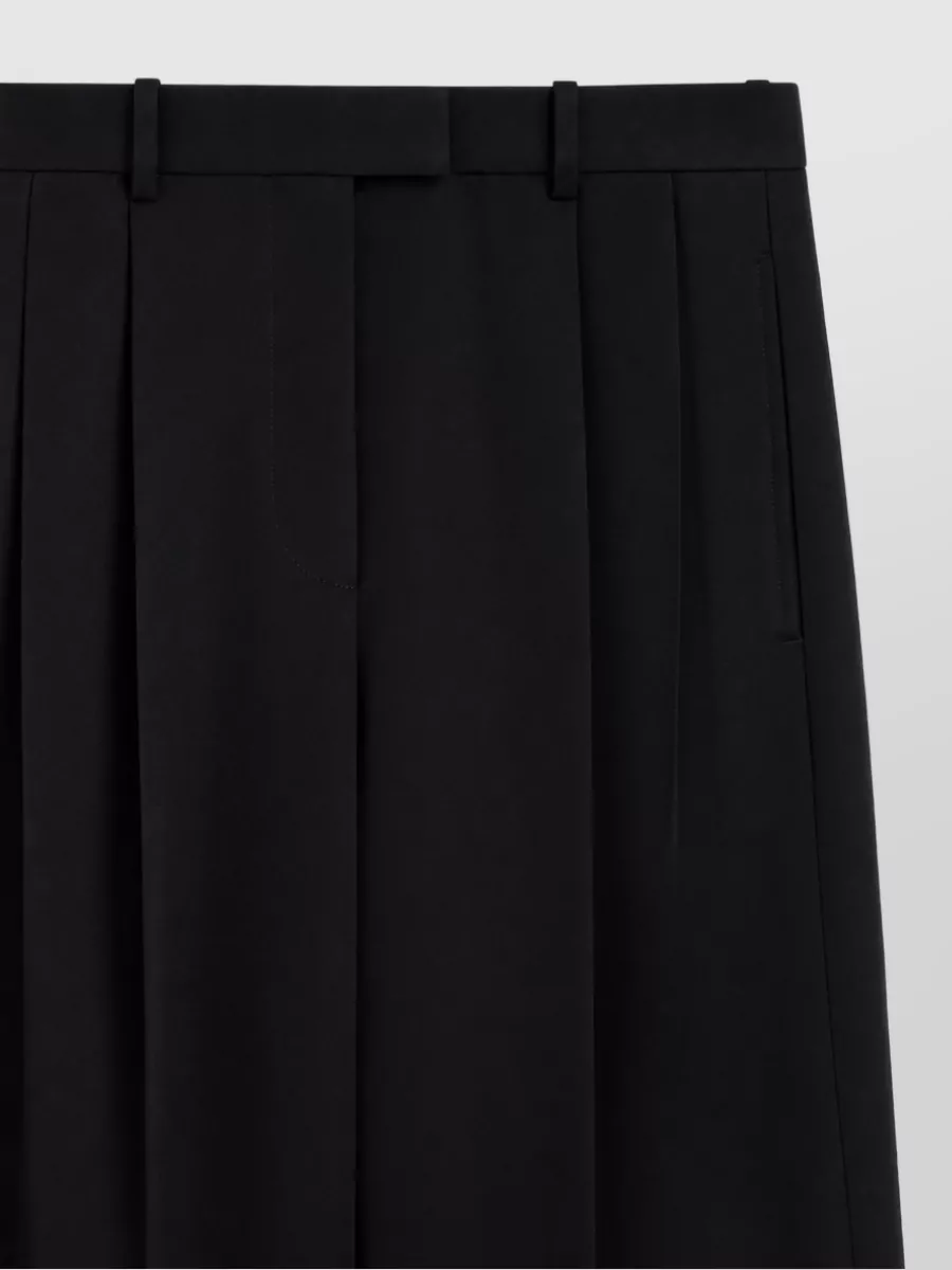Givenchy Wool Pleated Tailored Trousers