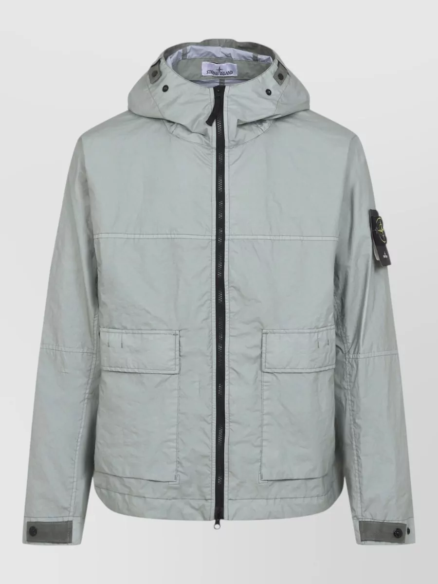 Stone Island Hooded Nylon Short Parka