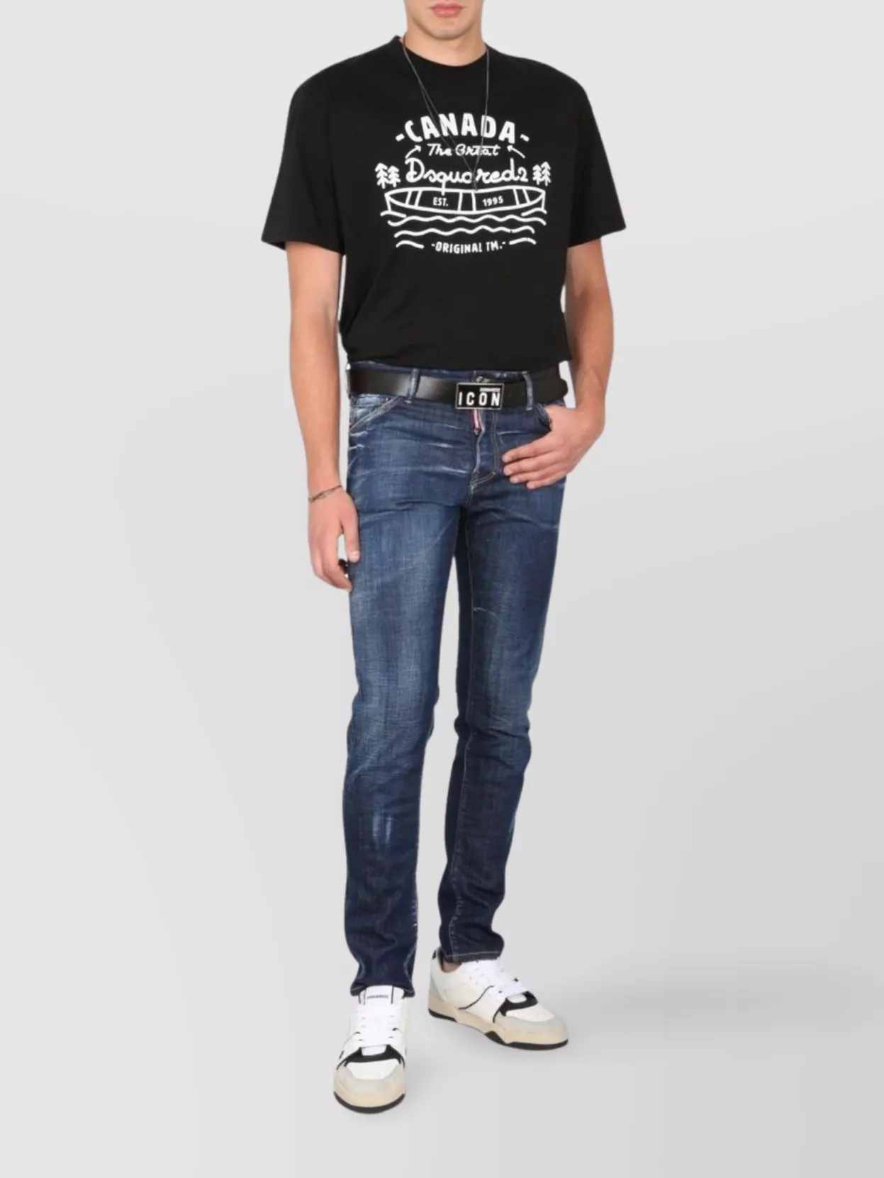 Dsquared2 logo print t-shirt