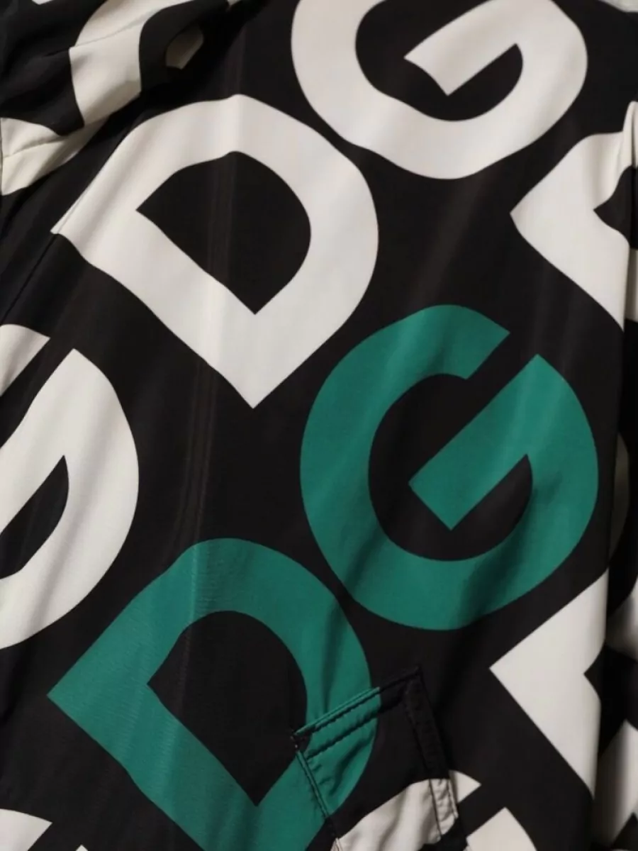 Dolce&Gabbana Logo-Print Hooded Raincoat
