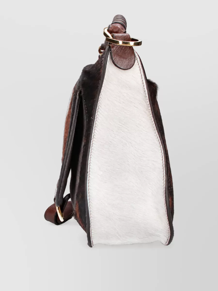 Chloé Alphabet Leather Clutch Bag