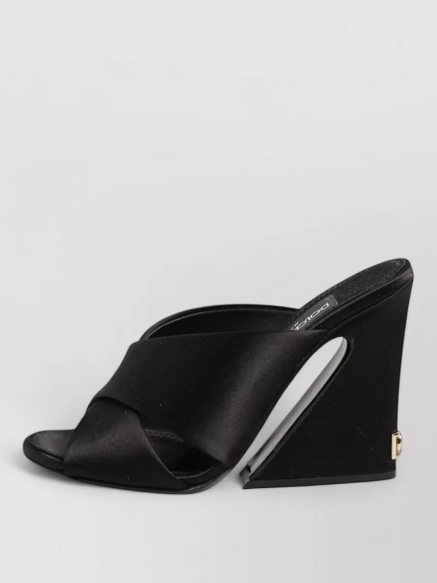 Dolce&Gabbana Silk High-Heel Mules
