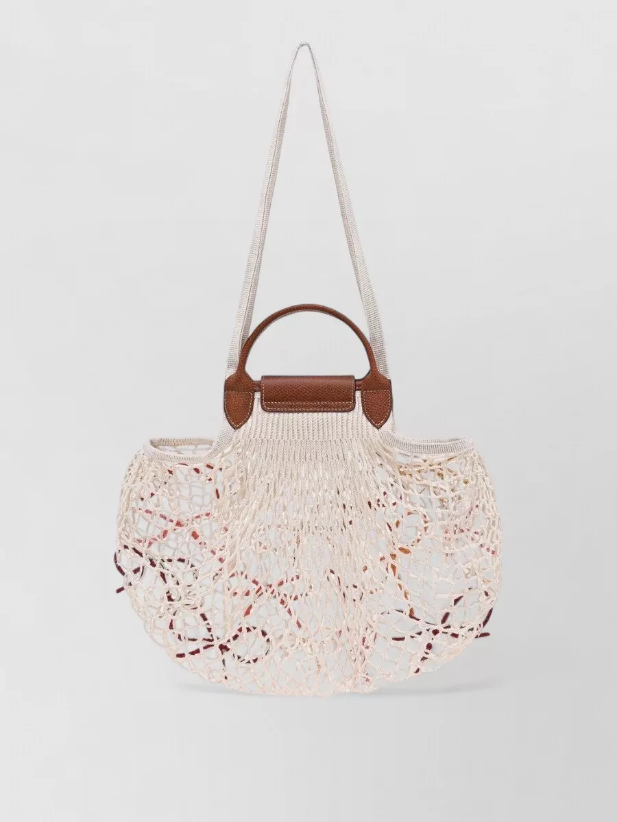 Longchamp Silk And Nylon Shoulder Bag