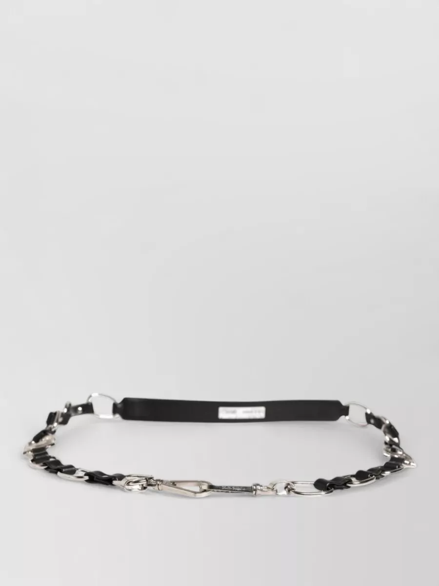 Dolce&Gabbana leather chain bag shoulder strap