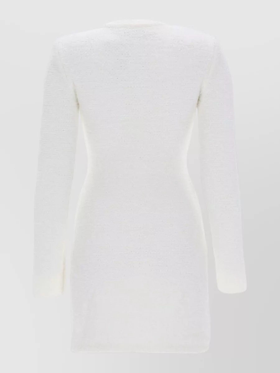 Self-Portrait Jewel Button Mini Dress