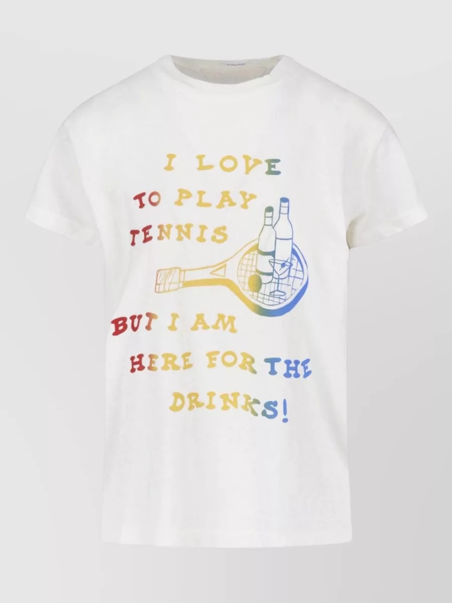 Mother cotton short-sleeve t-shirt