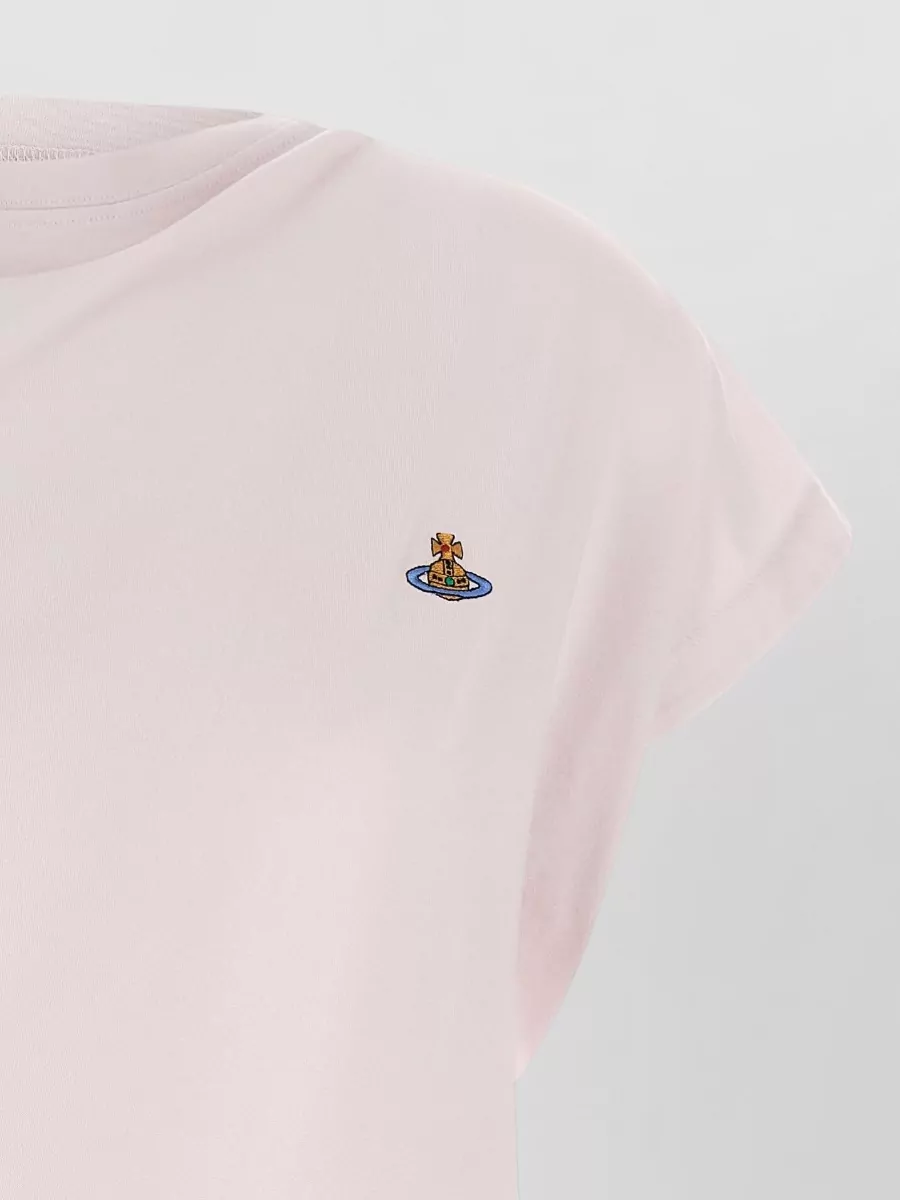 Vivienne Westwood Cotton Asymmetric Draped Logo T-Shirt