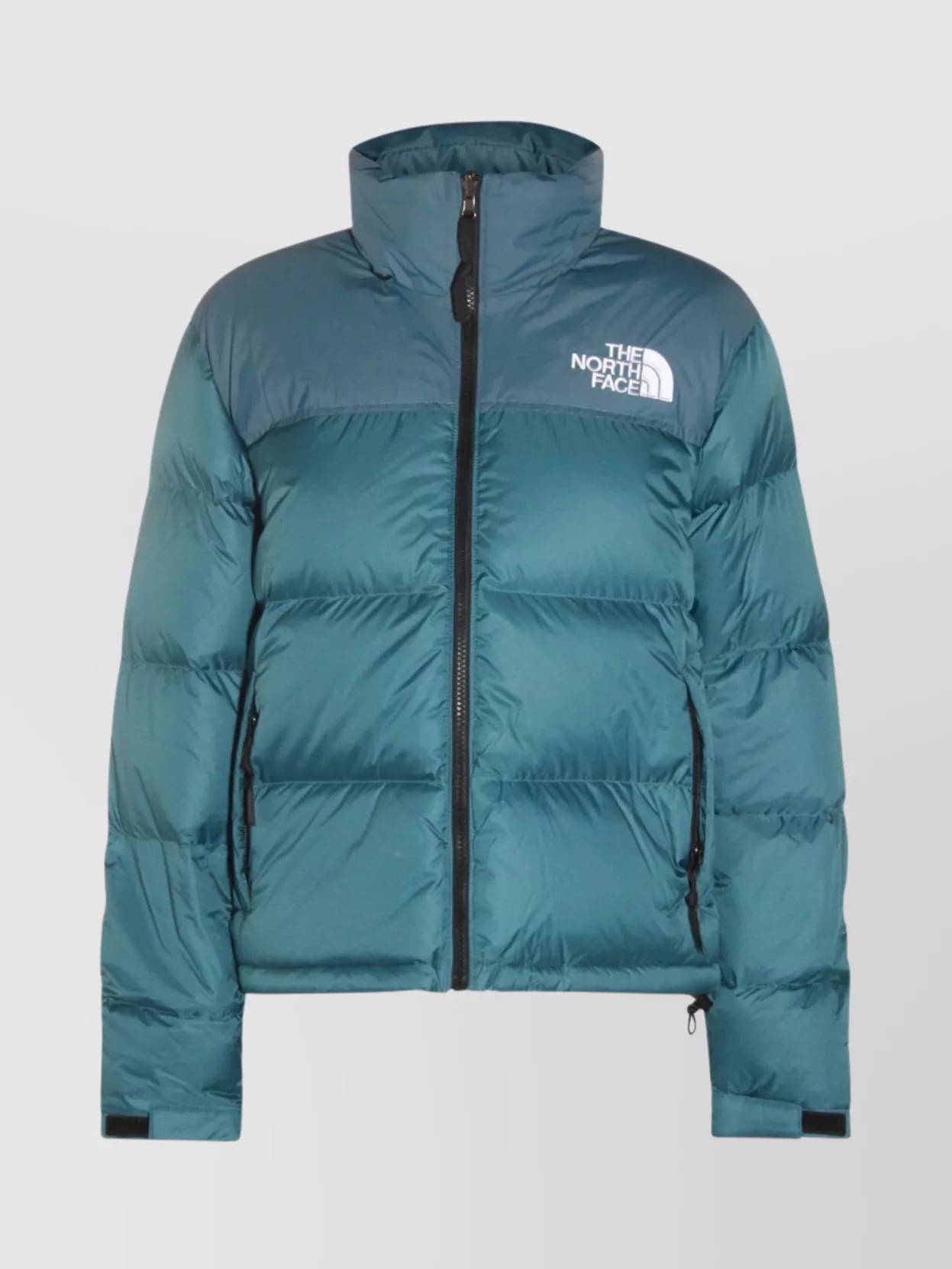 The North Face Insulated Jackets With High Collar And Long Sleeves In Green