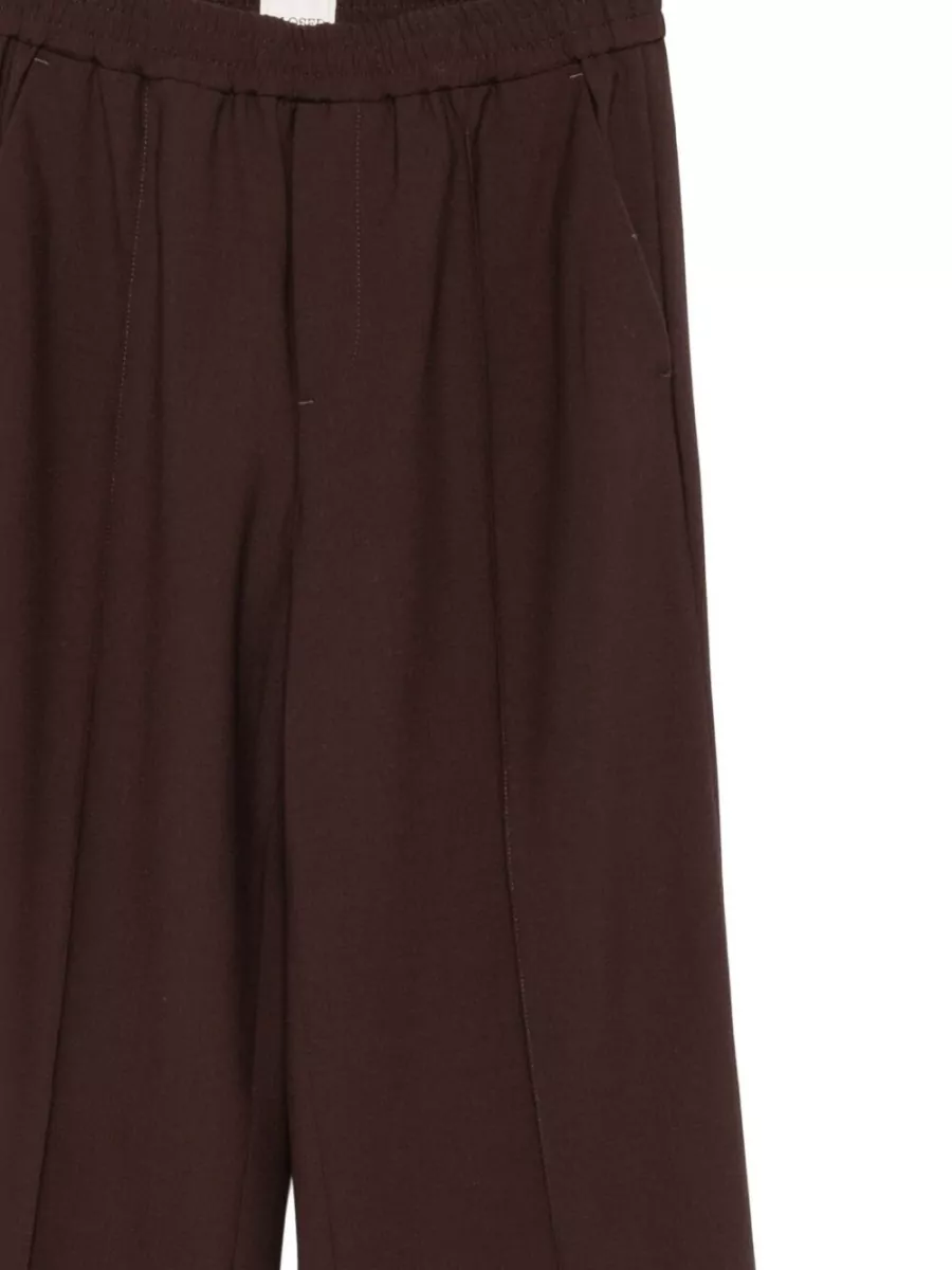 Closed Wool Straight-Leg Trousers