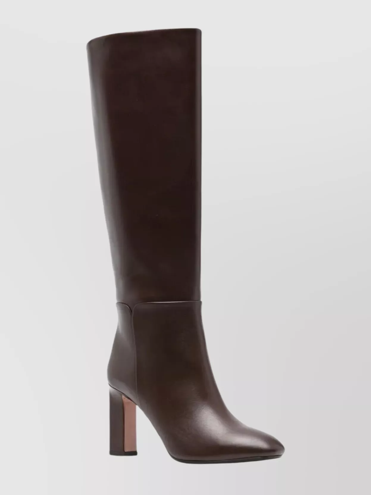 Aquazzura Almond Toe High Shaft Block Heel Boots In Multi