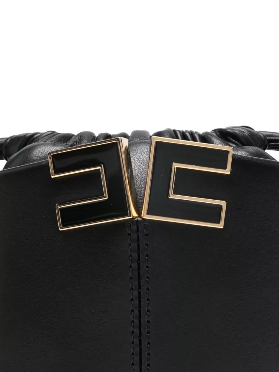 Elisabetta Franchi Logo Bucket Bag