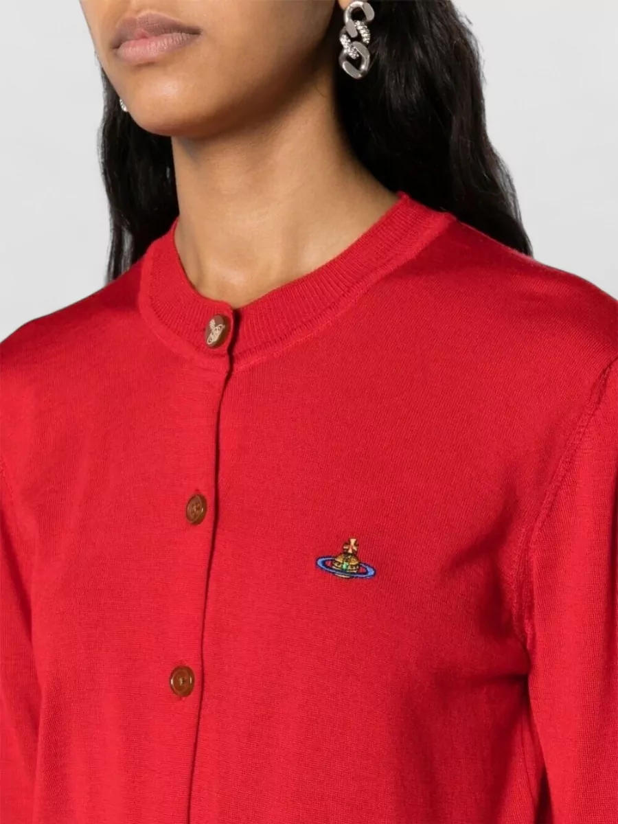 Vivienne Westwood Bea Cotton Blend Knit Cardigan