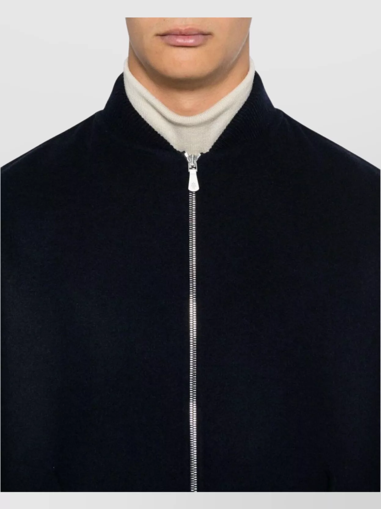 Eleventy Zippered Bomber Jacket Side Pockets