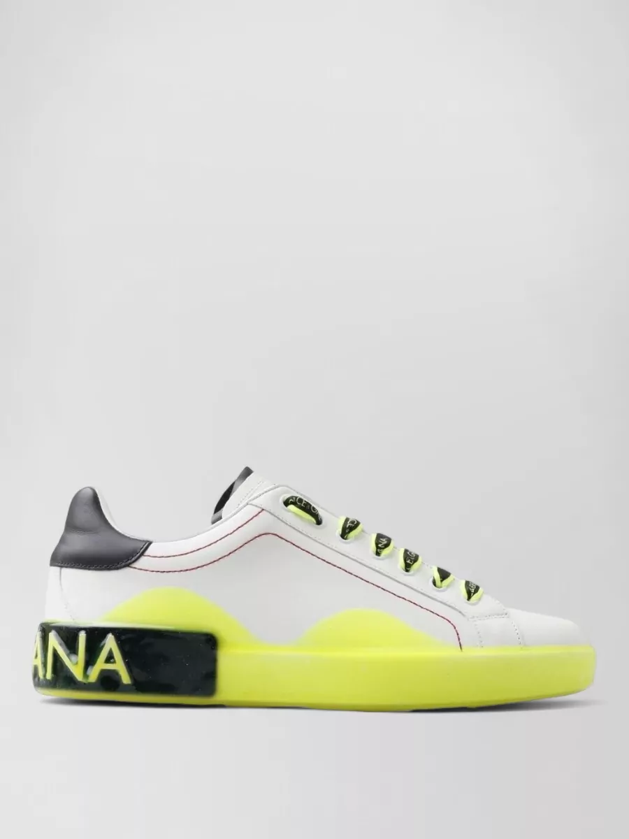 Dolce&Gabbana Leather Low-Top Sneakers
