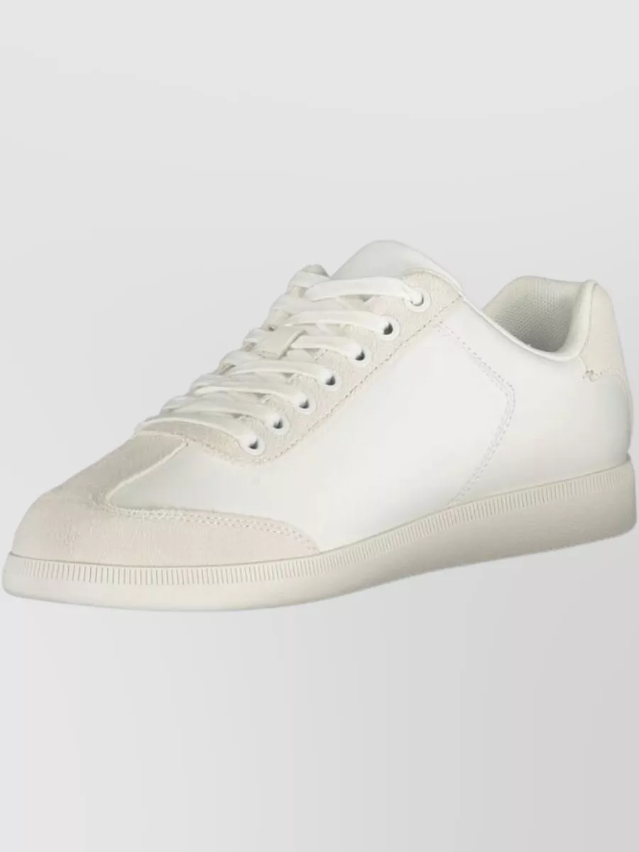 Calvin Klein Leather Lace-Up Sneakers