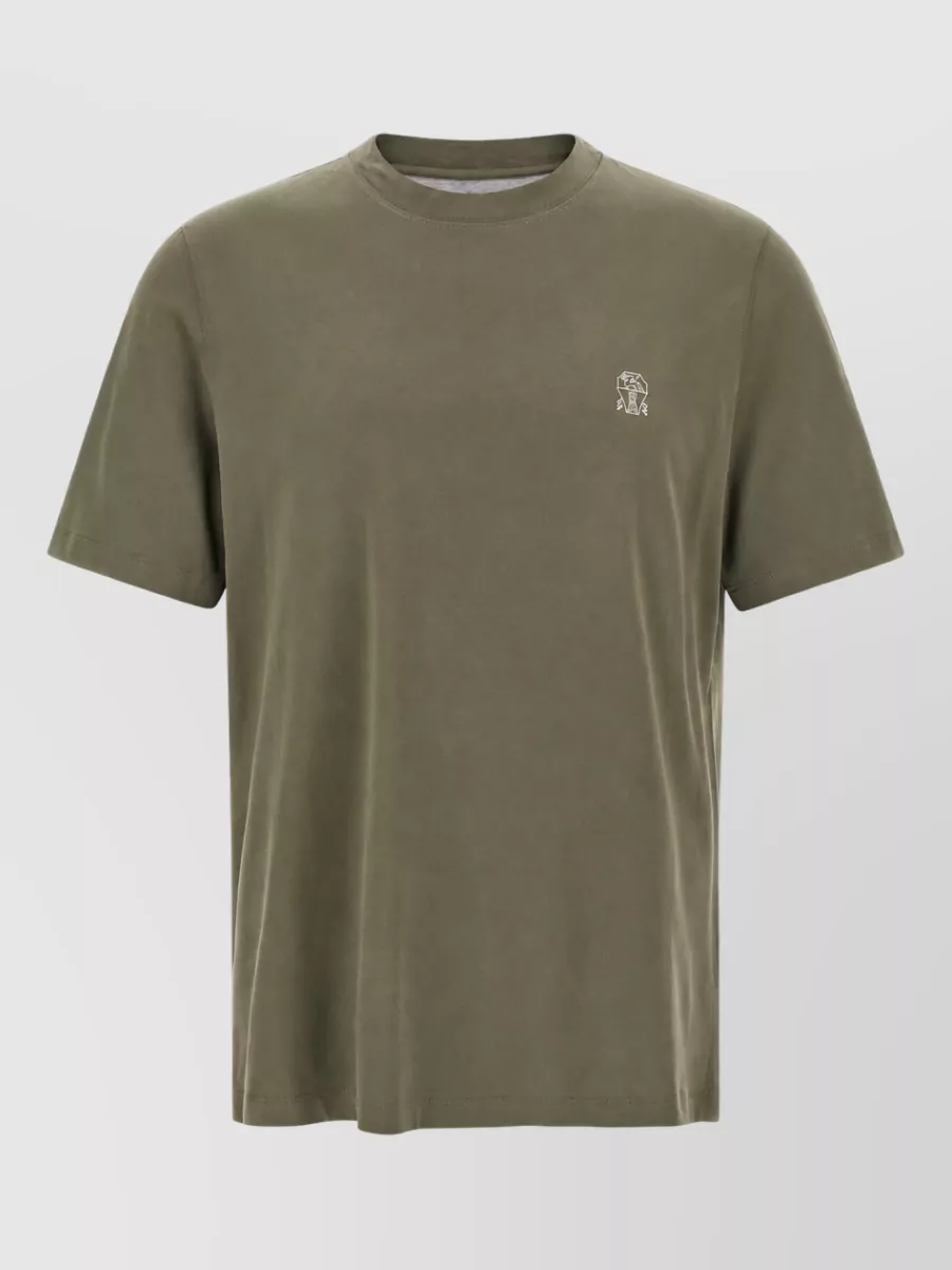Brunello Cucinelli Cotton logo-print short-sleeve t-shirt