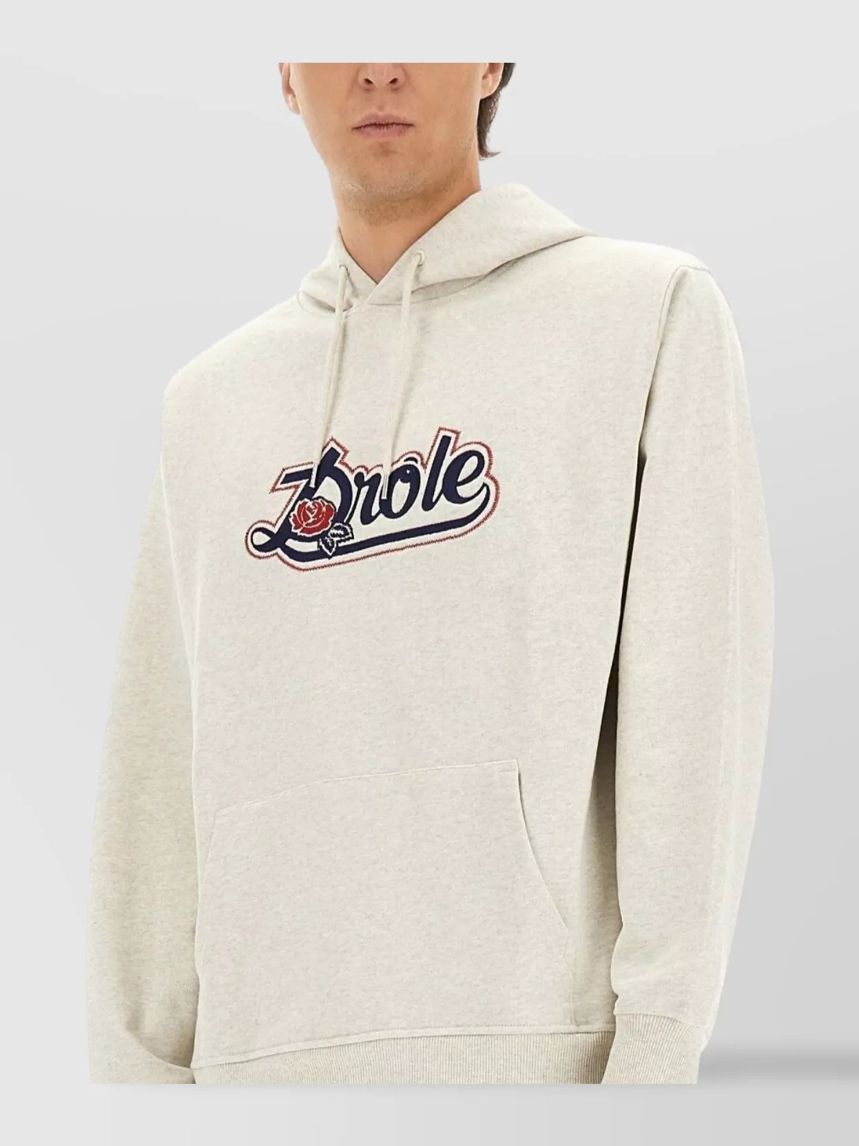 Drôle De Monsieur Hooded Knitwear Kangaroo Pocket Design