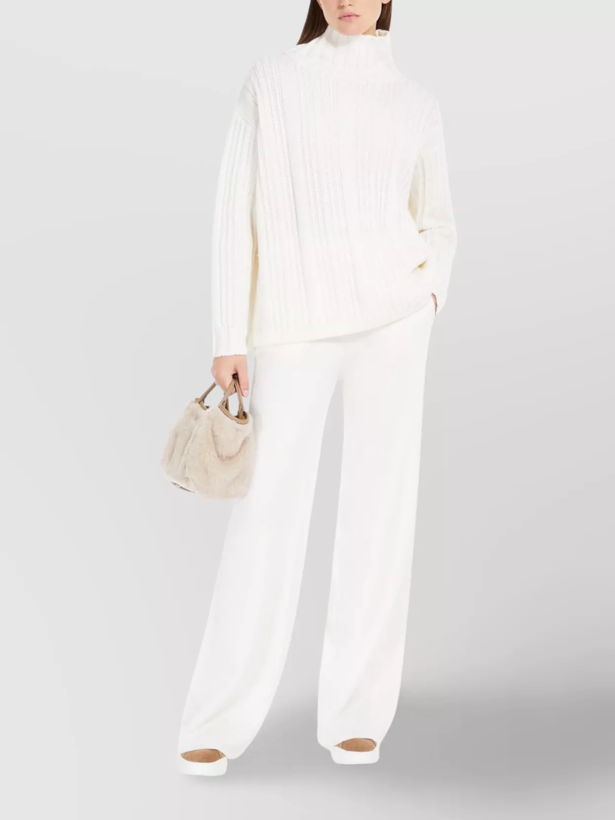 Max Mara Wool And Cashmere Turtleneck Sweater