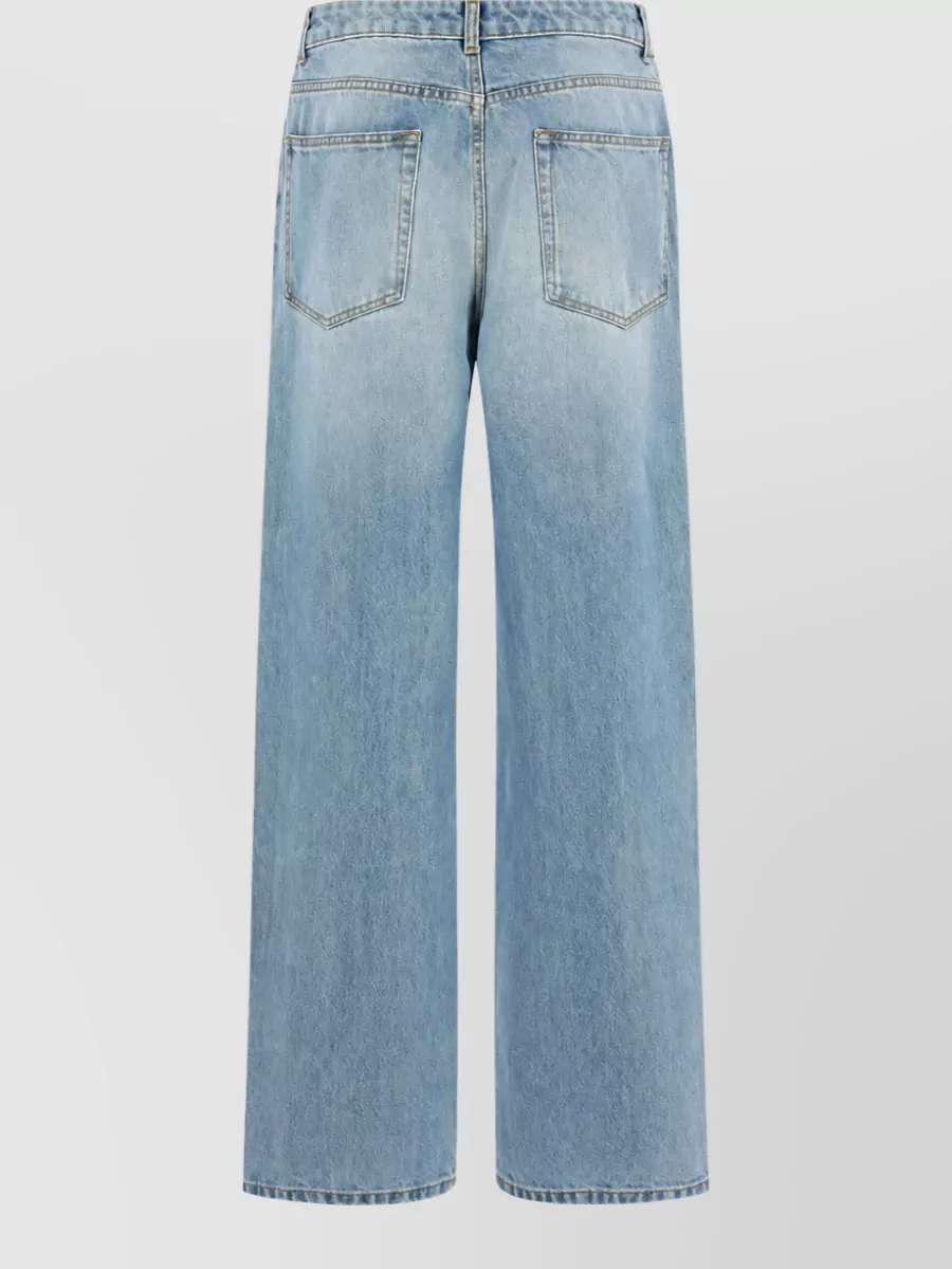 Róhe Low-Rise Wide-Leg Denim Jeans