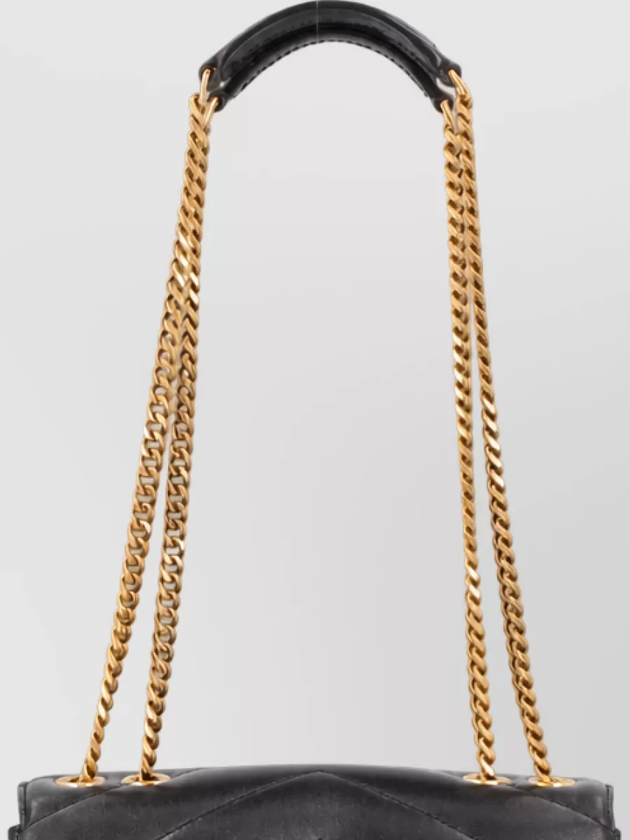 Saint Laurent loulou quilted leather clutch bag