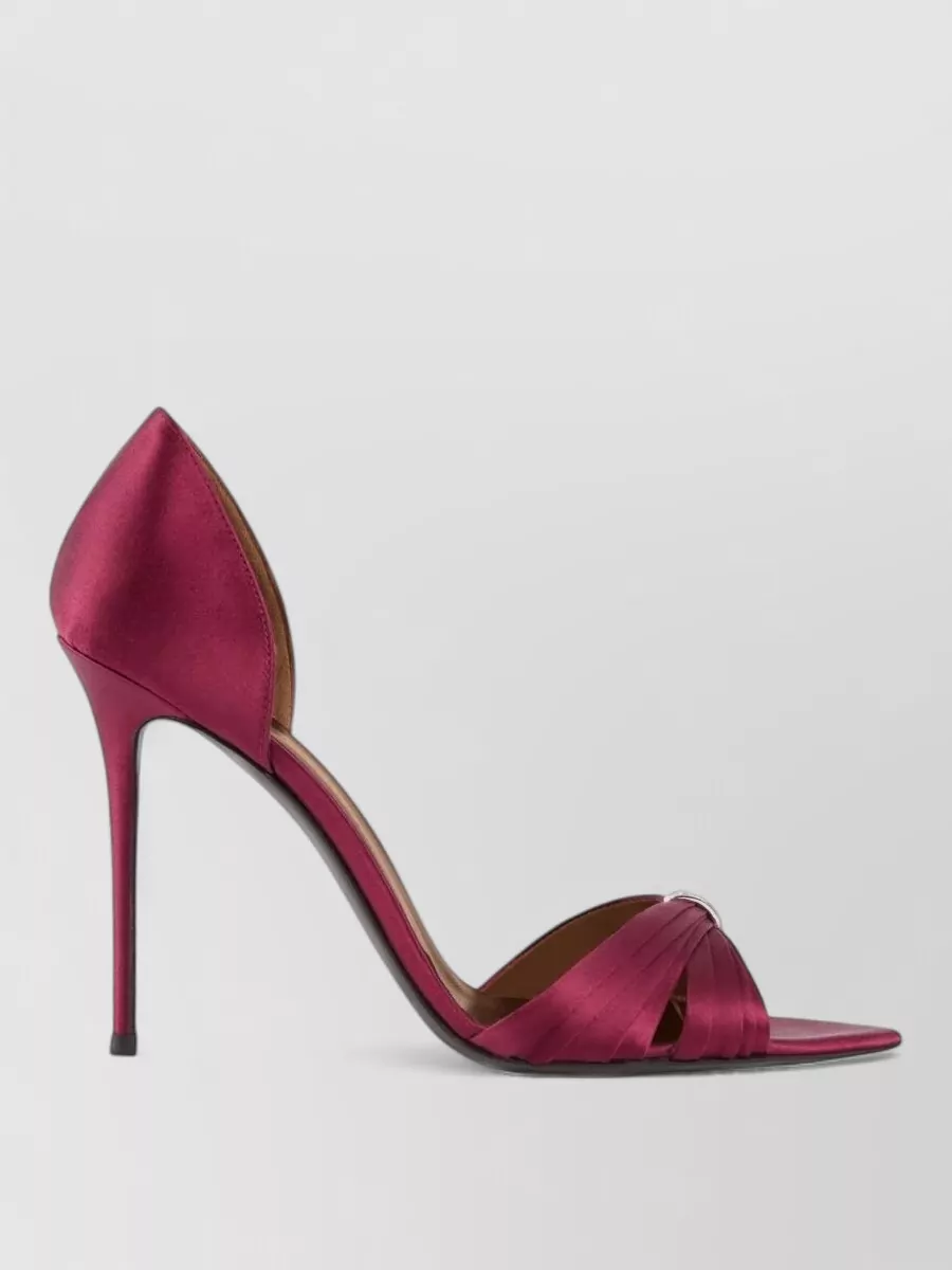 Giuseppe Zanotti Satin Open-Toe Sandals