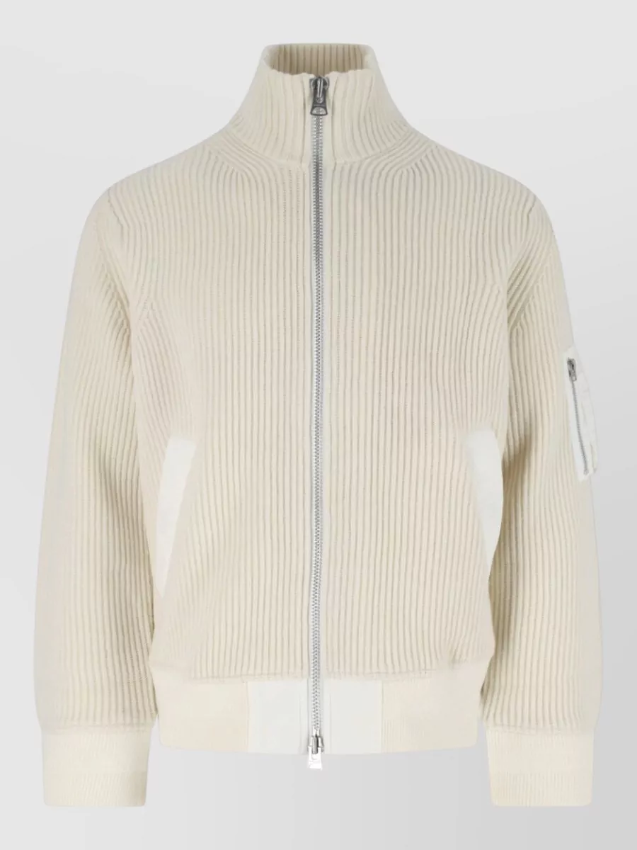Sacai Wool crewneck jumper
