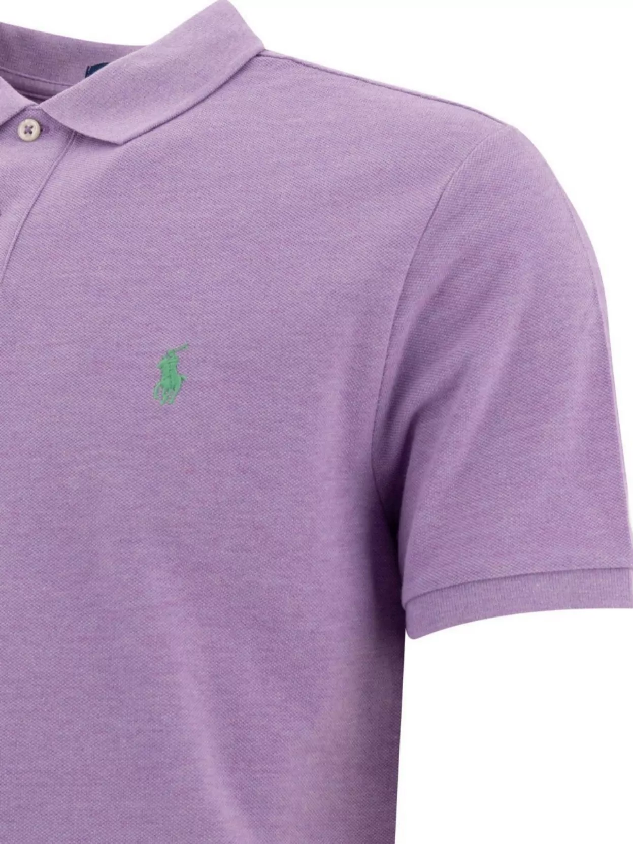 Polo Ralph Lauren Ribbed Collar Short Sleeve Shirt