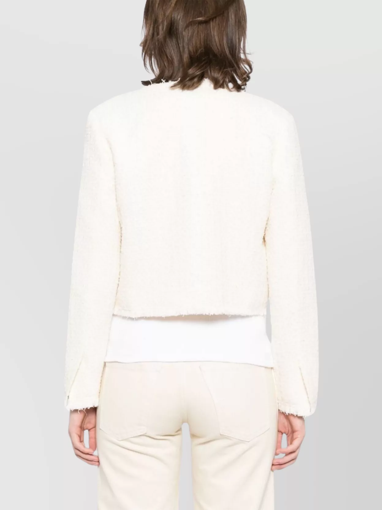 Iro Fringed Edge Short Jacket
