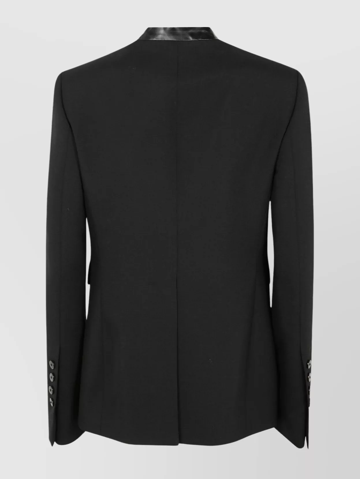 Sapio Mohair Tux Single Brested Blazer In Black