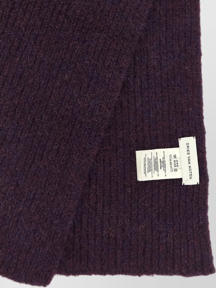 Dries Van Noten Ribbed Scarf