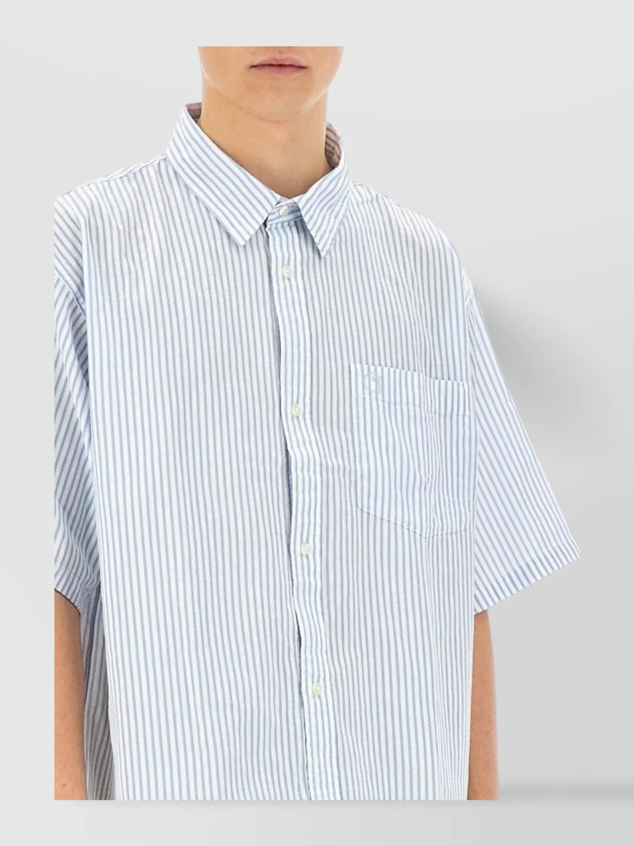 Carhartt Striped Phelps Shirt Short Sleeves