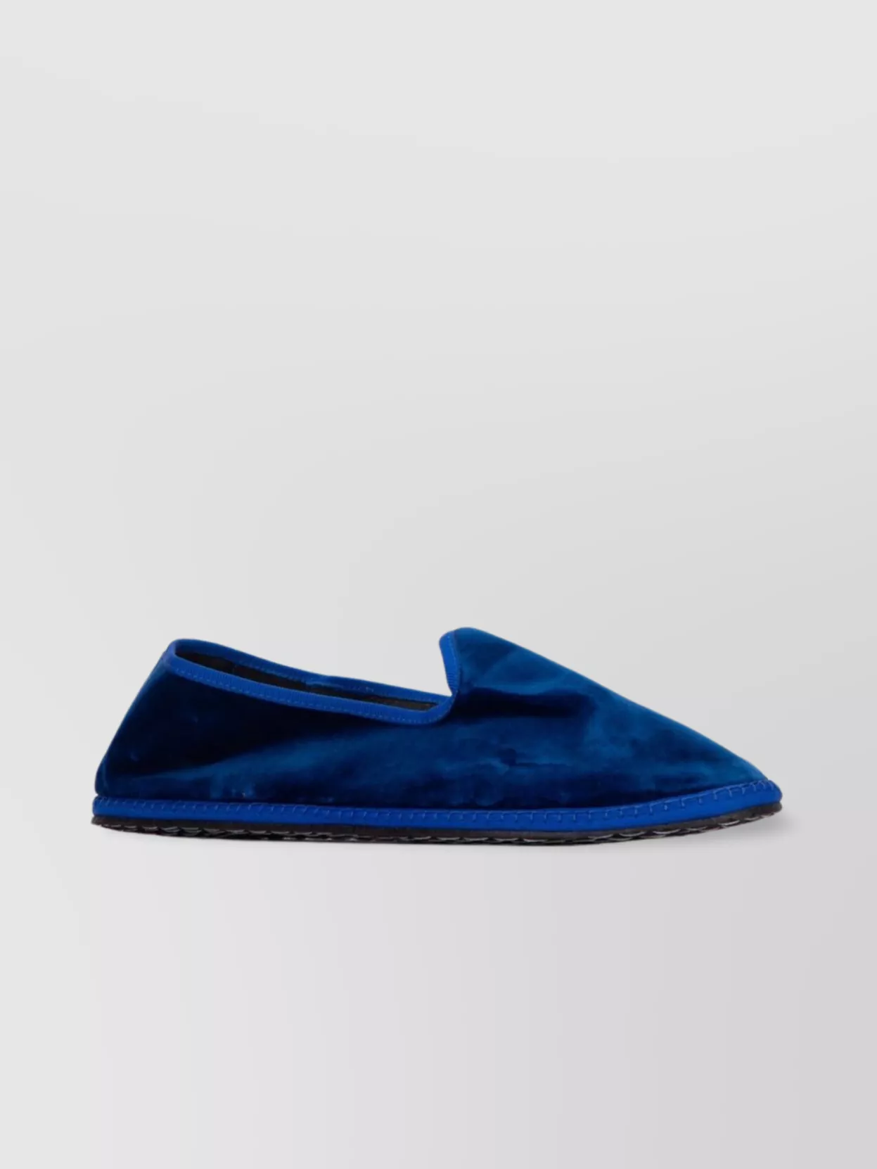 Shop Vibi Venezia Velvet Round Toe Slippers With Contrast Sole
