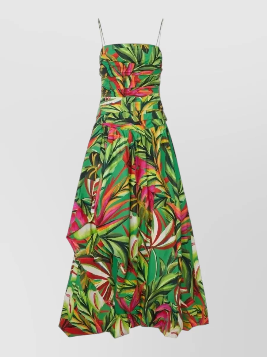 Farm Rio cotton printed midi dress