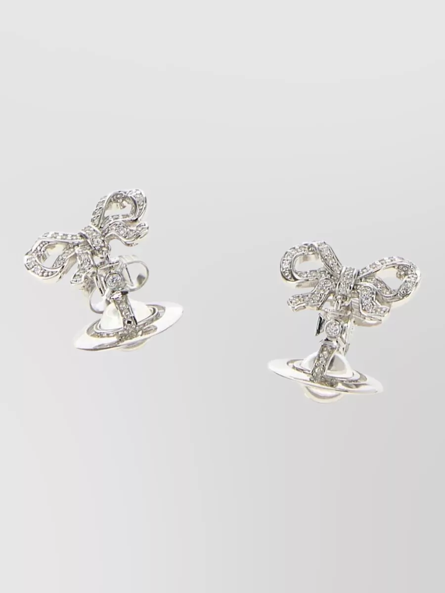 Vivienne Westwood silver octavie earrings