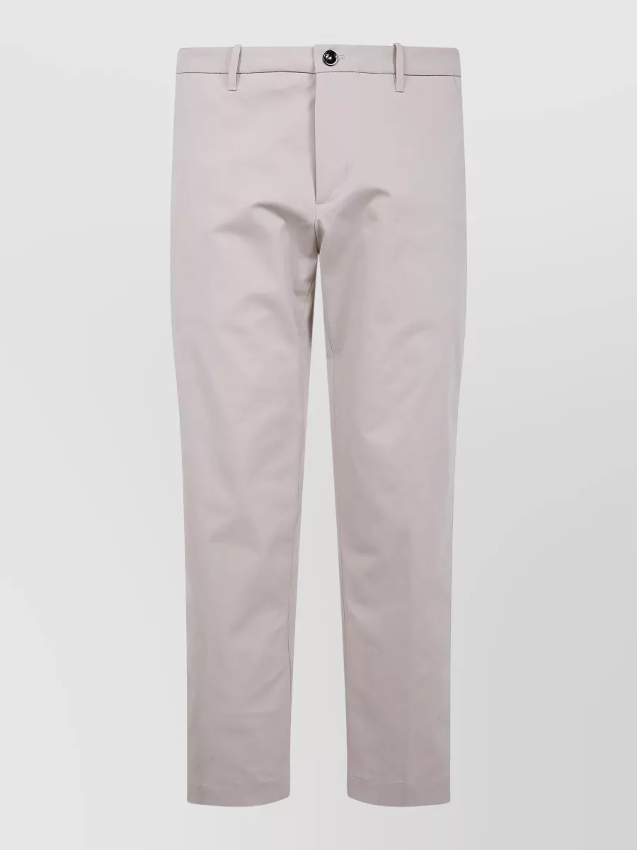 Nine In The Morning cotton slim-fit trousers
