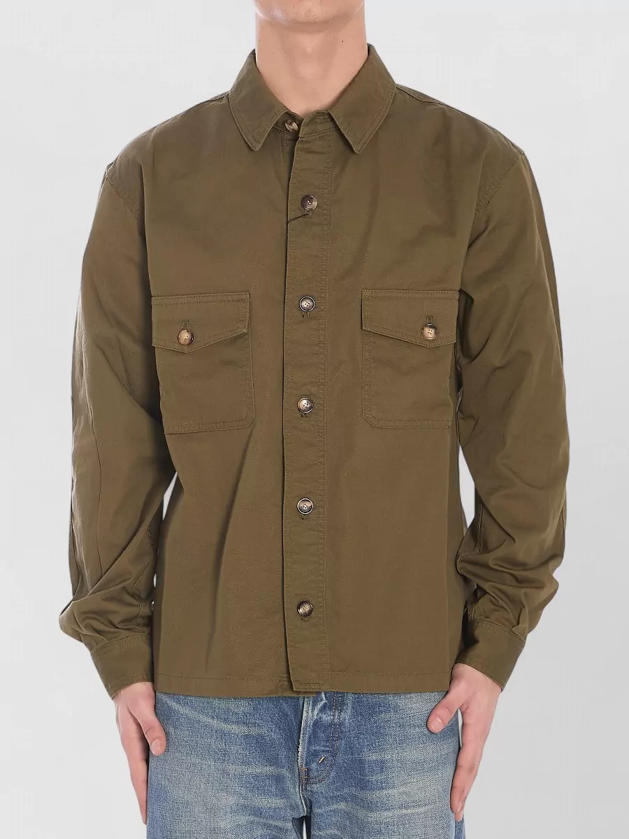 Saint Laurent cotton twill overshirt