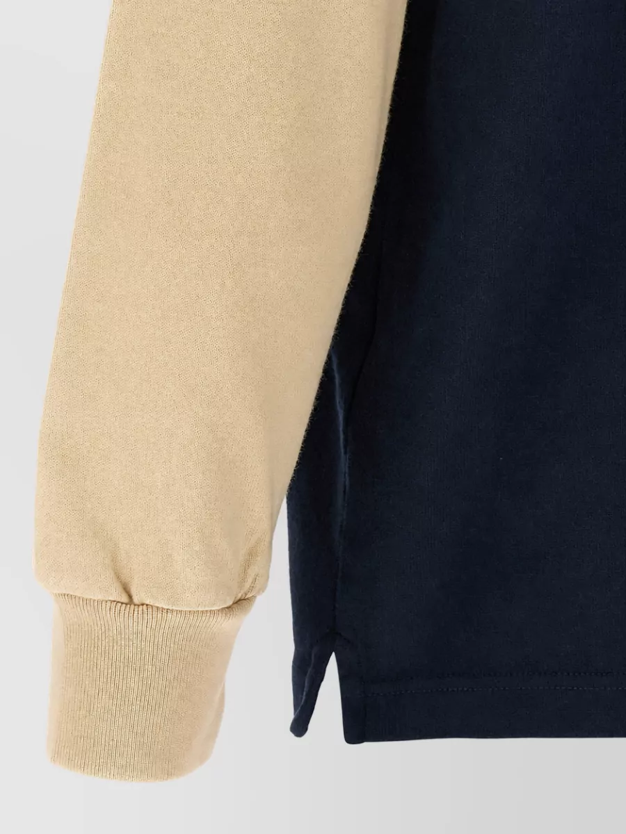 Jw Anderson Cotton Contrast Collar Polo Shirt
