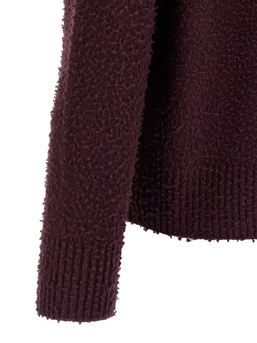 Roberto Collina Crew Neck Textured Fabric Sweater