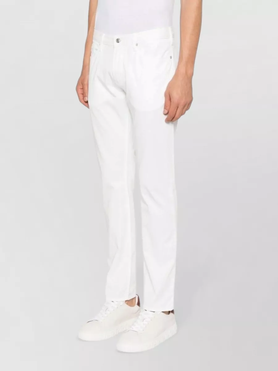 Emporio Armani Denim Slim-Fit Straight-Leg Trousers