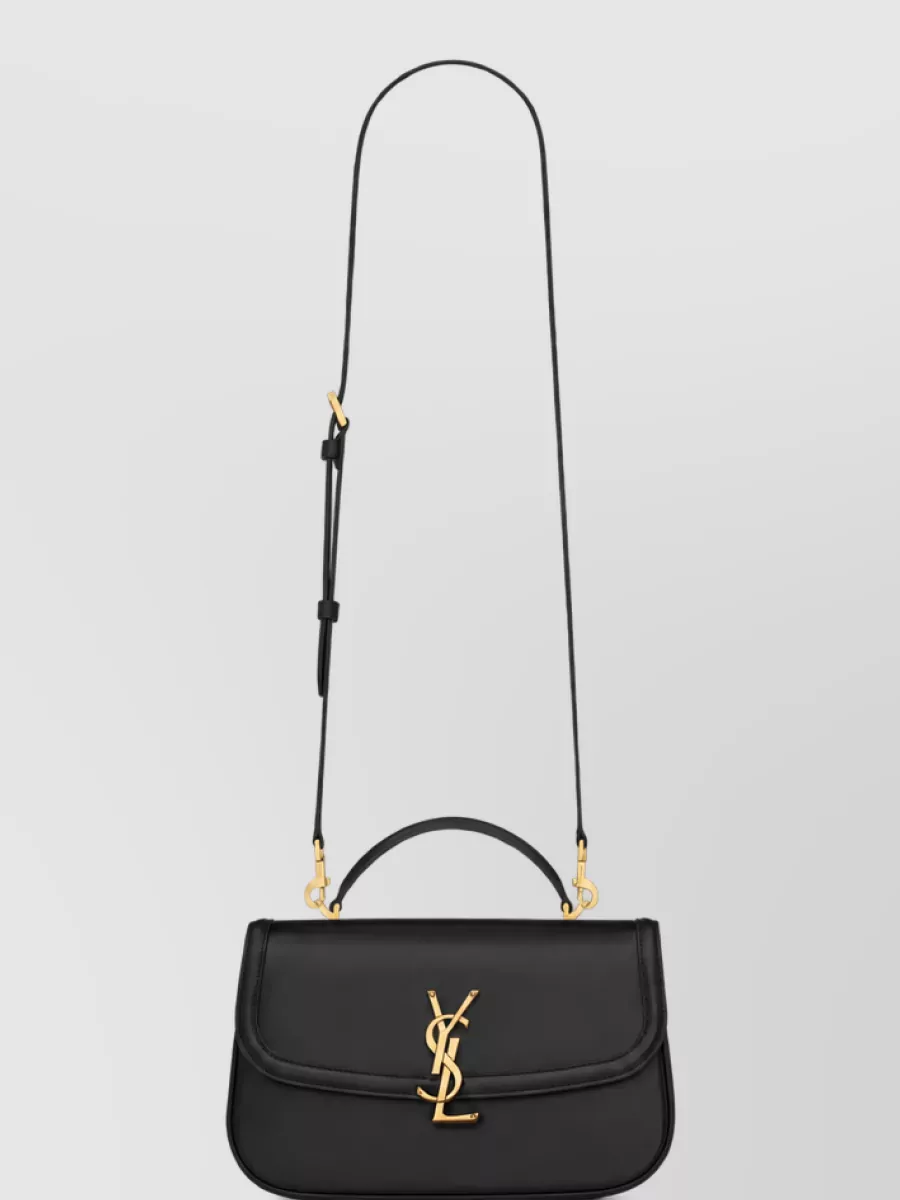 Saint Laurent Calfskin Leather Shoulder Bag