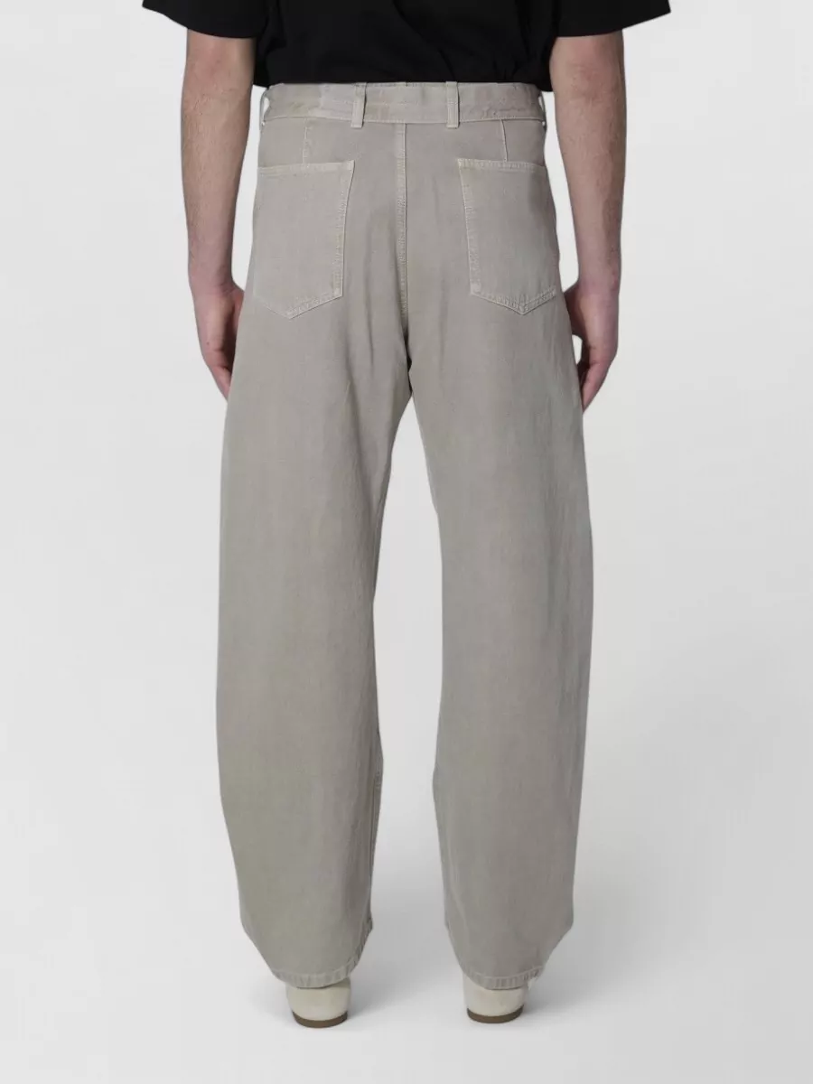 Lemaire Denim Mid-Rise Wide-Leg Trousers
