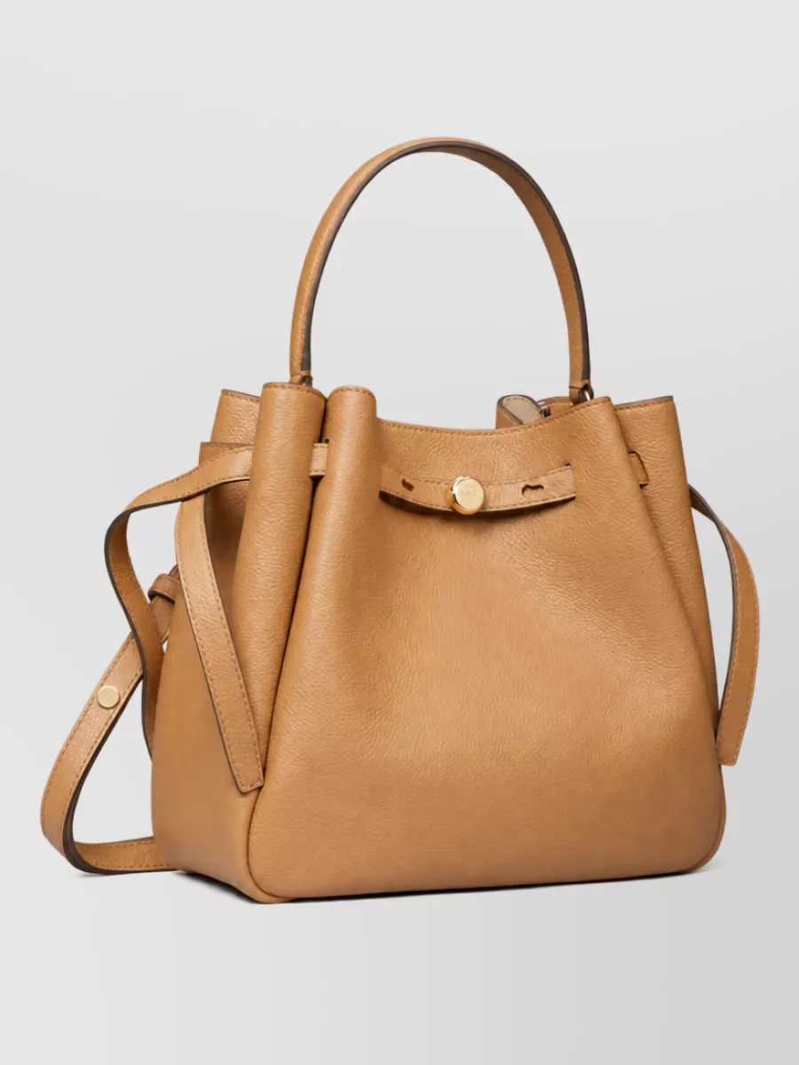 Tory Burch Romy Leather Bucket Bag