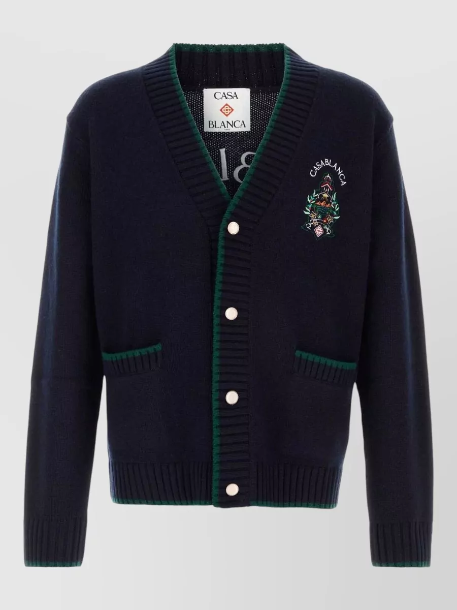Casablanca cashmere wool cardigan