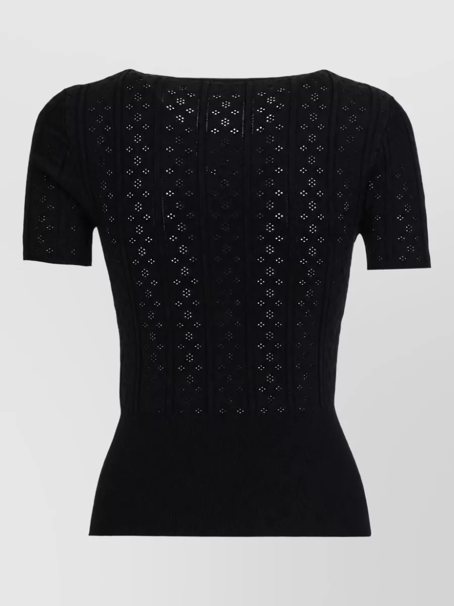 Jw Anderson Pointelle Knitted Top