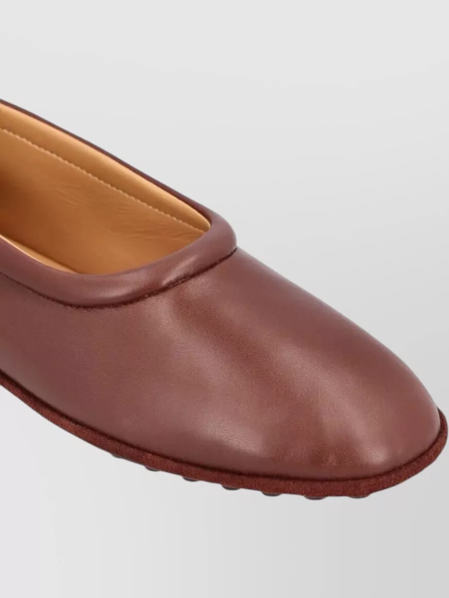 Tod's Leather Ballerina Shoes