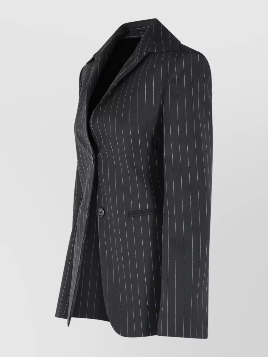 Sportmax Rive Fitted Blazer Virgin Wool Blend