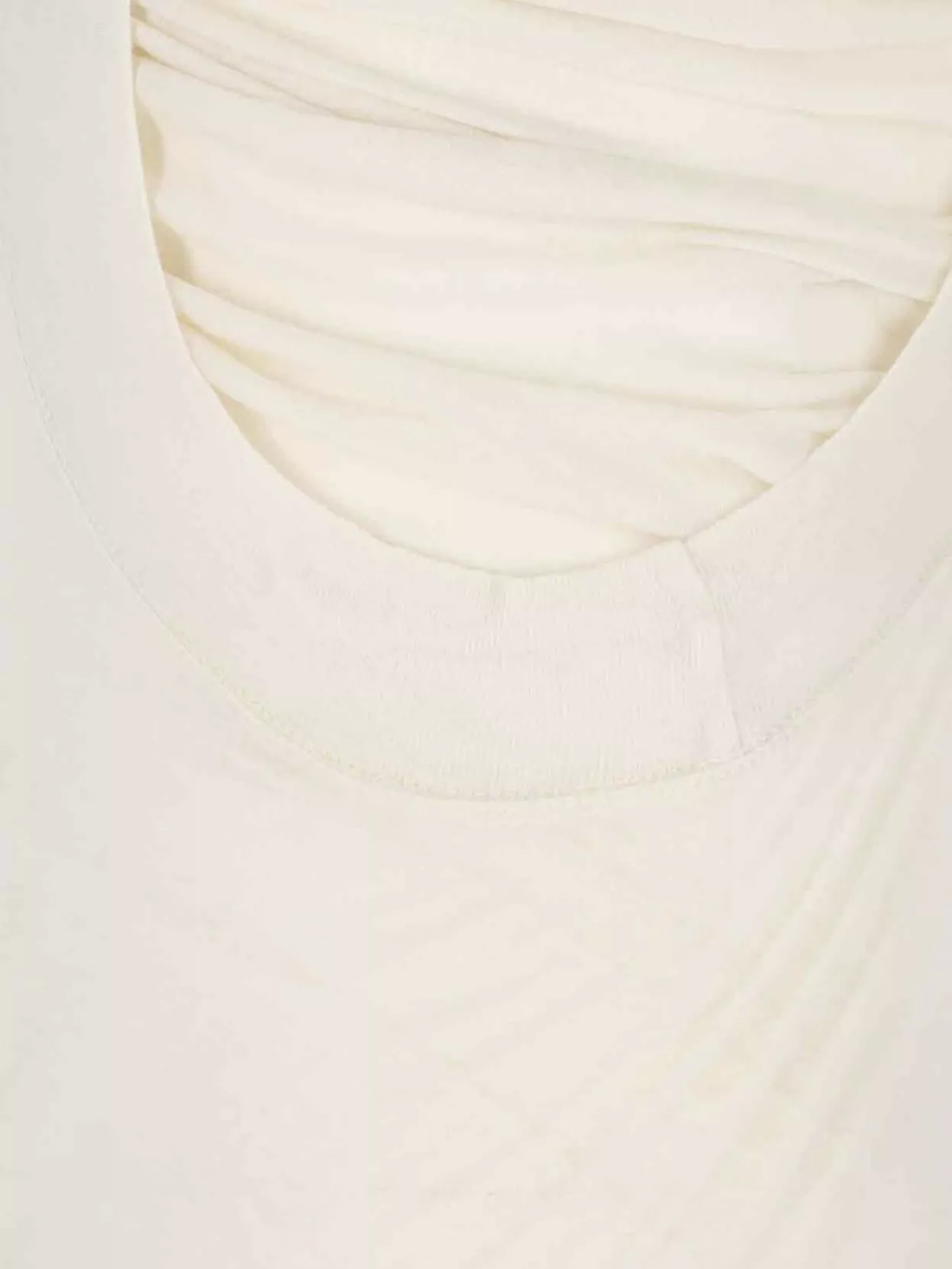 Rick Owens Sleeveless Draped Asymmetric Neckline