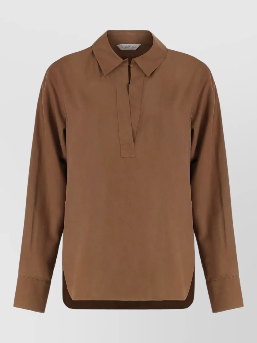 Max Mara Silk polo shirt